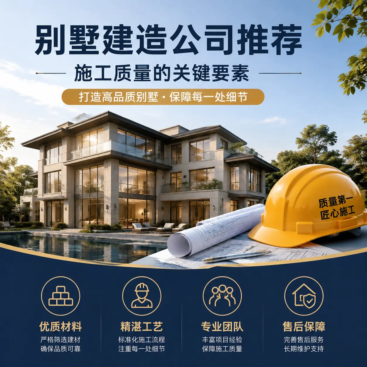 别墅建造公司推荐: 紫云 施工质量的关键要素