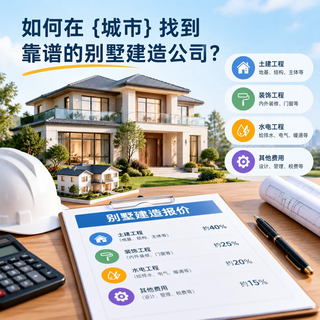 如何在 紫云 找到靠谱的别墅建造公司?