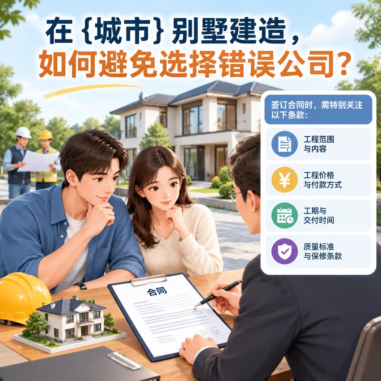 在 紫云 别墅建造,如何避免选择错误公司?
