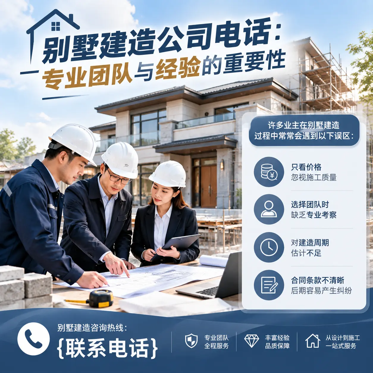 紫云别墅建造公司电话:专业团队与经验的重要性