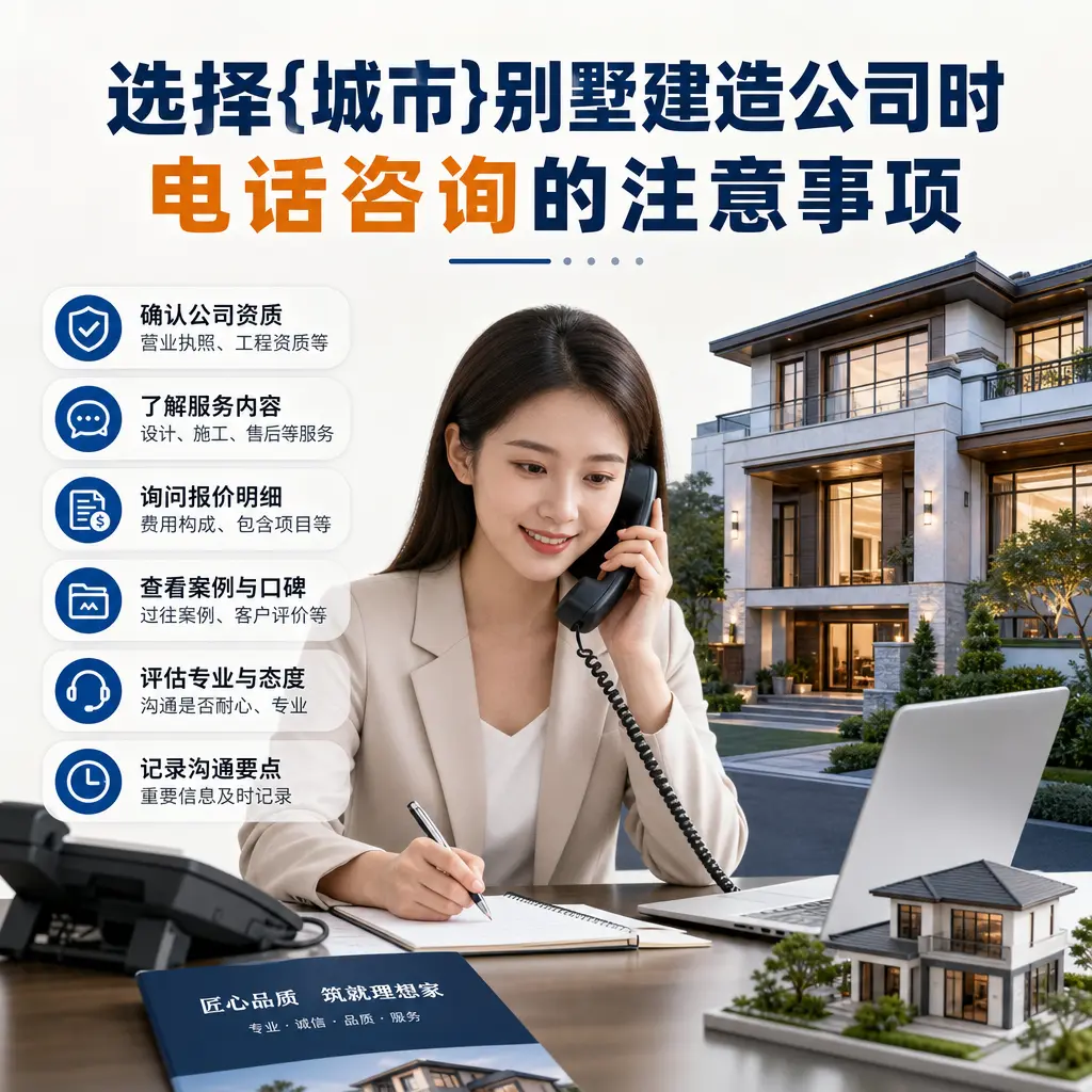 选择紫云别墅建造公司时,电话咨询的注意事项