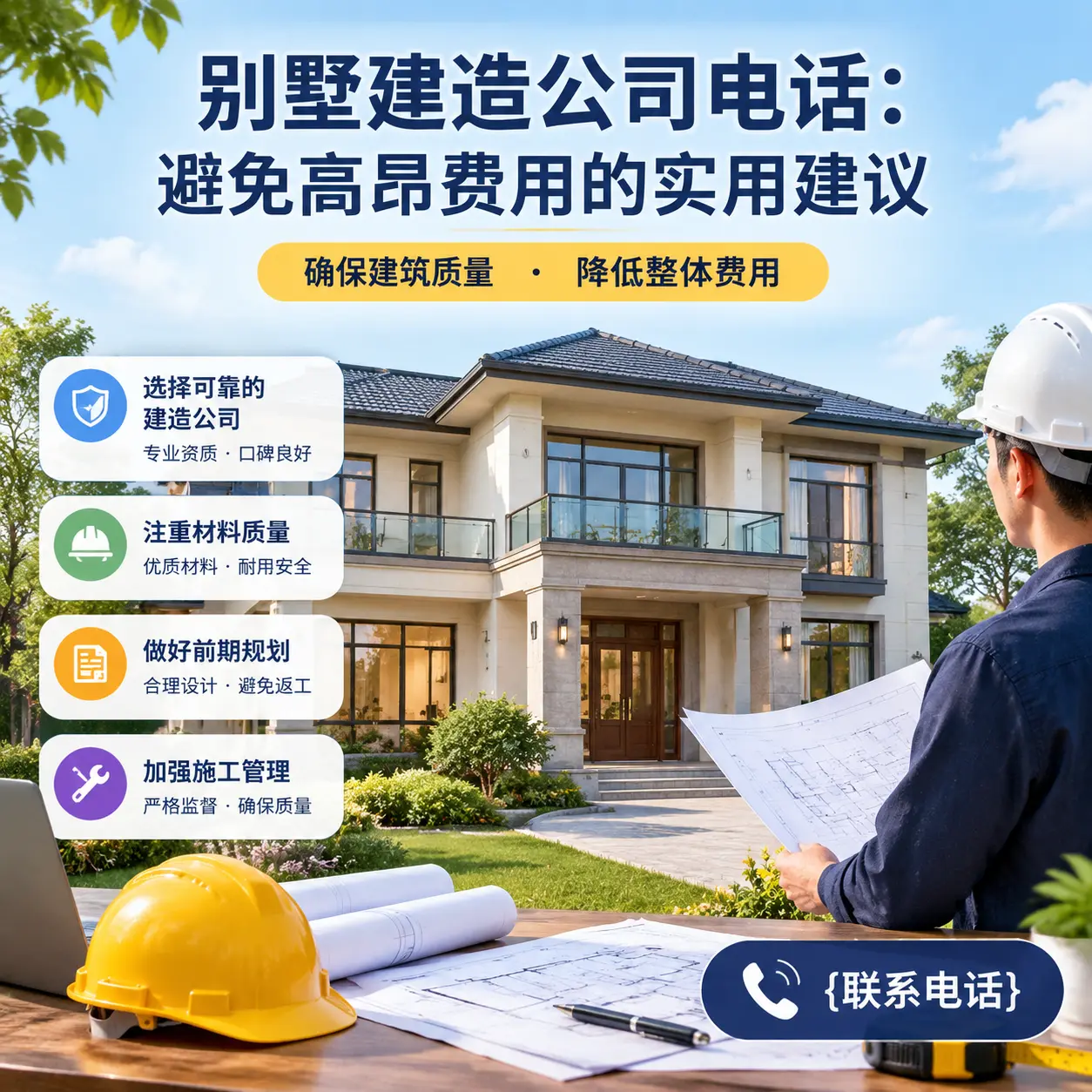 紫云别墅建造公司电话:避免高昂费用的实用建议