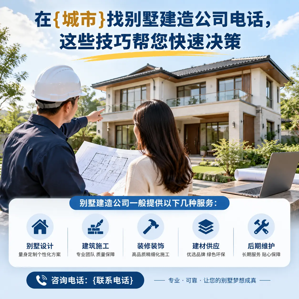 在紫云找别墅建造公司电话,这些技巧帮您快速决策