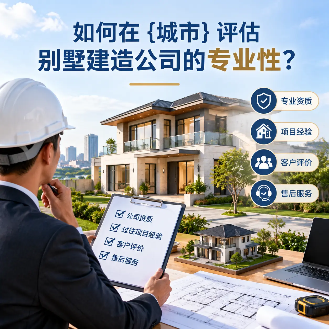 如何在 紫云 评估别墅建造公司的专业性？